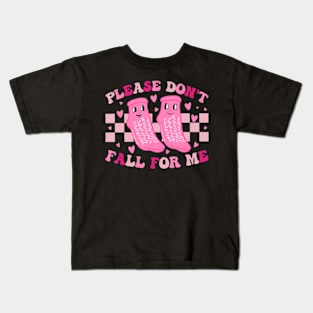 Non Slip Socks Please Dont Fall For Me Medical Nurse Kids T-Shirt